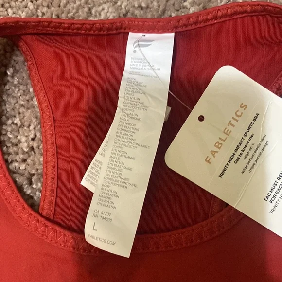 NWT Fabletics Trinity High Impact Sports Bra - Picture 3 of 5